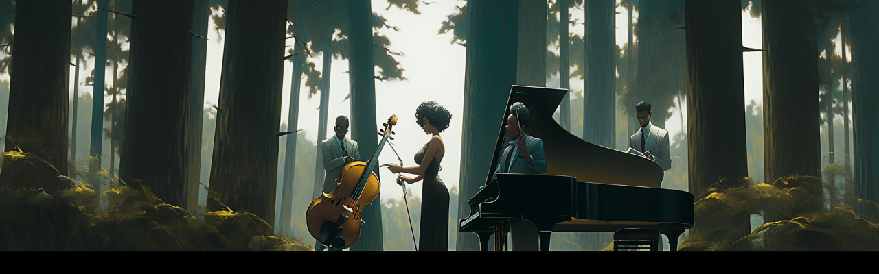 tirrell_a_jazz_quartet_on_a_stage_in_a_forest_on_the_cover_of_a_a234a56b-d0f6-49c9-8d94-d88c3b657247